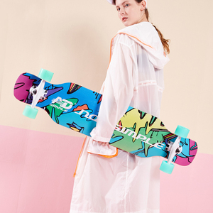 Longboard Completo in Acero Canadese e Russo con Ruote in PU per Surf Skateboard - Product Image 5