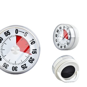 Mechanical Timer Silent Alarm Clock Visual Timer For Children <b>Study</b> Room Student Self Discipline Tool Metal <b>Material</b> - Product Image 5