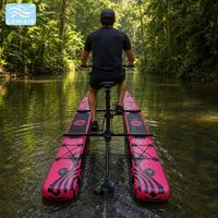 Long Pontoon Water Cycle Monoplace avec cadre en aluminium et tapis flottant avant, faible résistance, pour la plage, rangement facile, de Chine Lumark