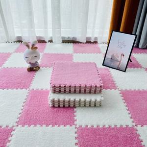 Cheveux longs d'intérieur 30*30 bébé rampant jouant à Eva <span class=keywords><strong>tapis</strong></span> de jeu en mousse <span class=keywords><strong>tapis</strong></span> en peluche puzzle pour enfants/Vente en gros bon marché - Product Image 4