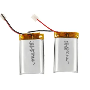 Batería recargable Lipo, 3,7 v, 900mah, polímero de litio para el mejor rastreador gps