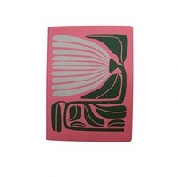 Carnet de notes brodé floral A5, agenda imprimé pour femmes, boutique