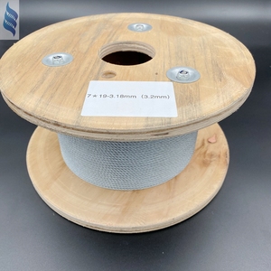 เชือกลวดเหล็กชุบสังกะสี7x7-1.8-2.5mm 6x7 + <span class=keywords><strong>WSC</strong></span> - Product Image 3
