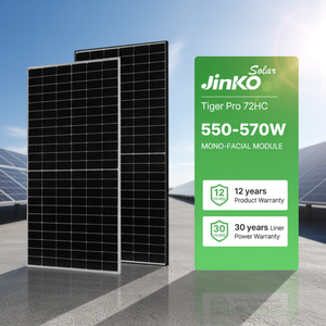 แผงโซลาร์เซลล์ JINKO 590W JKM590N-72HL4-BDV-F8-EN แบบสองหน้าพร้อม UL & CSA สำหรับคลังสินค้าลาสเวกัส - Product Image 1