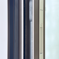 Fenêtre coulissante en verre avec cadre en aluminium étanche et moustiquaire de sécurité pour balcon, certifiée AS2047, fenêtre en alliage résidentielle, fabrication en usine