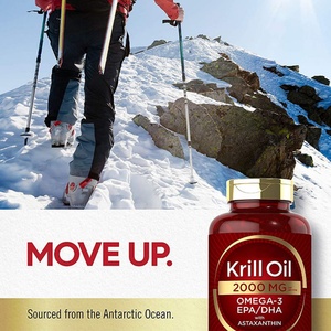 Aceite de Krill al por Mayor, Cápsulas Blandas de 2000mg, Omega 3, EPA, DHA, Astaxantina, Suplementos, Cápsulas Blandas de Aceite de Krill Rojo - Product Image 5