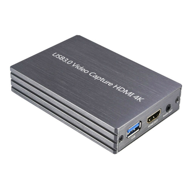 New Enough Stock HDMI to USB3.0 Video Capture Adapter 4K 1080P Dongle Card for Linux Windows Mac