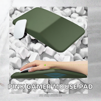 Tapis de bureau pour gamer rose, accessoires informatiques, tapis de souris en silicone antidérapant pour PC, taille personnalisée, dessin animé, jeu
