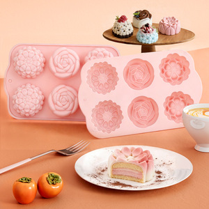 Nuevo Pastel Francés de 6 Filas con Cristales de Rosa, Chocolate y Mousse - Product Image 6