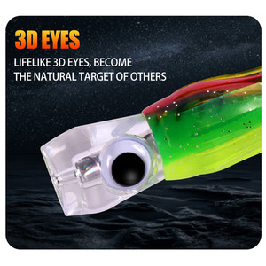 Kit <span class=keywords><strong>di</strong></span> esche morbide in PVC con gonna, design polpo e <span class=keywords><strong>calamari</strong></span>, esche artificiali morbide per zander, lucci, salmoni, merluzzi, esche artificiali per acqua salata - Product Image 3