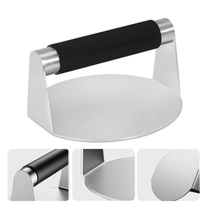 Prensa para Smash Burgers de Acero Inoxidable 304 con Mango Antiescaldante, Prensa para Hamburguesas Antiadherente de 5.5 Pulgadas para Parrilla - Product Image 2