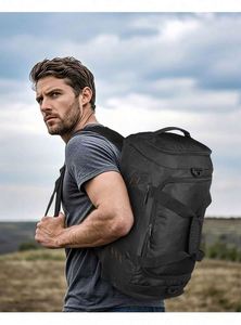 กระเป๋ายิมขนาดใหญ่ 40 ลิตร กระเป๋าเดินทางสำหรับออกกำลังกาย กระเป๋าใส่รองเท้าสำหรับผู้ชายและผู้หญิง กระเป๋าเป้สะพายหลังแบบทนทานสำหรับวันหยุดสุดสัปดาห์ - Product Image 6