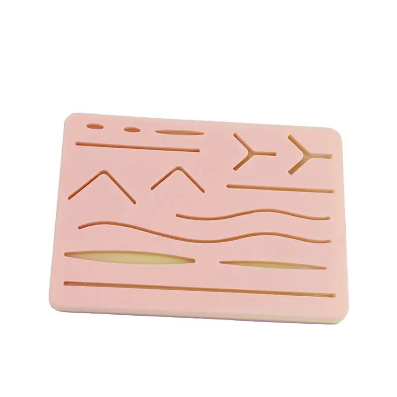Dental Medical Students Skin Suture Practice Pad Silicone Surgical Practice Model Medical Silicone Suture Pad