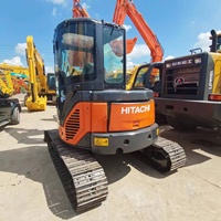 Mini excavatrice Hitachi ZX50 5T ZX50u pelleteuse de seconde main Hitachi ZAXIS 50 55 ZX55 pelle sur chenilles d'occasion d'origine japonaise