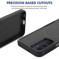 Étui de téléphone magnétique robuste antichoc Sanfeng, directement de l'usine, pour Samsung A16 A17 A26 A36 A56, coque hybride PC TPU personnalisée