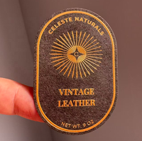 Autocollants personnalisés haut de gamme avec logo estampé à chaud en feuille d'or, étiquettes brillantes en papier texturé pour emballages de cosmétiques et de bougies