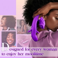 Mini vibromasseur AI Sync pour femme, 7 modes de succion/vibration, stimulation clitoridienne, mamelon et point G