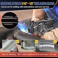 Pistolet de soudage à points MMA portable Corotc HGNVGZ 220V/110V AC/DC, mini soudeur à électrode industrielle, 4,6KW 20-120A, acier au carbone