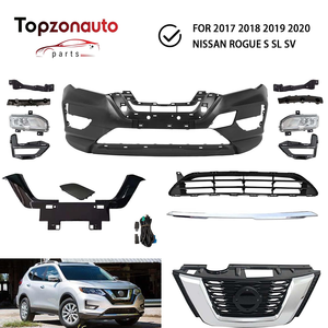 Topzonauto pour <span class=keywords><strong>Nissan</strong></span> Rogue S <span class=keywords><strong>SL</strong></span> SV 2017 2018 <span class=keywords><strong>2019</strong></span> 2020, kit de couvre-pare-chocs avant 623106FL0B, 620226FL0H, 622546FL0A - Product Image 1
