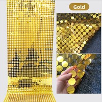 Panneau décoratif mural circulaire élégant et personnalisé, effet miroir 3D, paillettes scintillantes, décoration de fond multicolore irisée