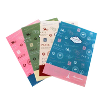 Carpeta de Archivos Personalizada con Impresión a Todo Color, Tamaño A4, Forma de L, PP Impermeable, Ecológica, Grosor de 20 C, para Uso en Oficina y Escuela