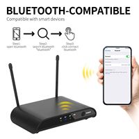 XTUGA DX02 - Sistema de Micrófono Inalámbrico UHF Dinámico de 2 Canales, XLR, 50m, Recargable, Diseño de Mano, para Karaoke, Gran Venta