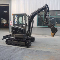 Mini Excavator Langsung dari Pabrik dengan Perlengkapan Tambahan, Pengiriman Gratis, Bagger Kecil untuk Pertanian