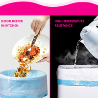 SUNHO Bio – sacs poubelles en plastique jetables à cordon de tirage, sac de déchets de maison 5 13 30 39 gallons
