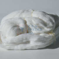 100% Nylon Hochwertiges Nerzgarn Feather Style 0,9 1,3 cm Ring gesponnen zum Stricken von Rohweiß