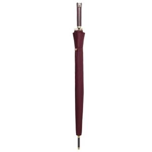 <span class=keywords><strong>Parapluie</strong></span> droit à long manche en gros, 24 baleines en acier, anneau de capuchon doré, UPF 30+, pour hommes, affaires, hôtel, golf, usage quotidien - Product Image 4