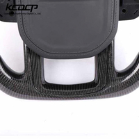 Volant sport en fibre de carbone LED brillant personnalisé KCDCP pour Land Rover Discovery avec 4 branches - Pièce automobile durable