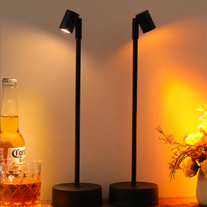 Lámpara de Mesa LED Recargable con Control Táctil |   Lámpara de Diseño Moderno con Múltiples Cabezales y Regulable para Restaurantes/Bares - Product Image 3