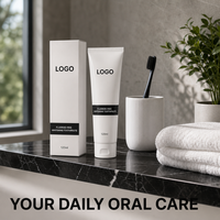 Dentifrice jetable blanchissant au sel marin anti-caries pour adultes, emballage personnalisé OEM/ODM, menthe herbacée, soin des gencives, dents sensibles, usage domestique