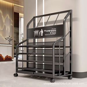 Soporte para Sombrillas Comercial Resistente, de Acero Inoxidable con 36 Orificios y Bandeja Recolectora de Agua para Vestíbulo, Oficina, Entrada de Hotel - Product Image 3