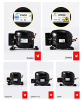 Compresseur en cuivre 220W pour réfrigérateur/congélateur AC/DC R134a, bobinage personnalisé, fabrication HuaJun