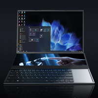 2025 Intel Core I7 9750H Laptop de pantalla dual de 16 pulgadas (pantalla táctil de 14 pulgadas) Laptop para juegos Computadora portátil DDR4 Windows 10 11