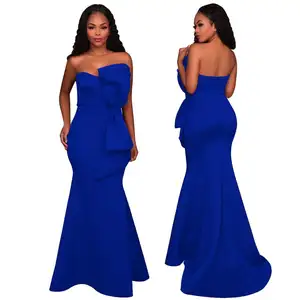 Elegent Western Long Evening Dresses Ladies Party Wear Gown for Girls