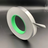 Ruban adhésif en aluminium pour blindage EMI, conducteur électrique, résistant à la chaleur, isolant, découpé sur mesure, auto-adhésif
