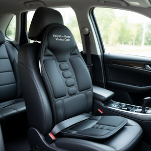 Coussin de siège de voiture massant électrique avec 8 modes de vibration et fonction chauffante, à brancher - Product Image 2