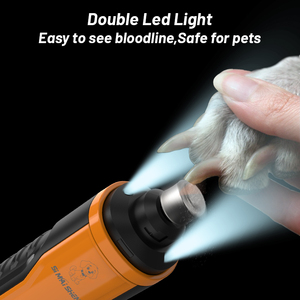 SiMAiSHEN-M9 Articoli per Animali Domestici, Bestseller Amazon, Lima Elettrica Silenziosa per Unghie Animali 9500rpm, 480min di Autonomia, Display LCD, Tagliaunghie OEM - Product Image 5