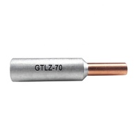 Connecteur de câble bimétallique chager en cuivre et aluminium, cosse de câble bimétallique série GTLZ GTLZ-16/25/35/50/70, terminal en cuivre et aluminium