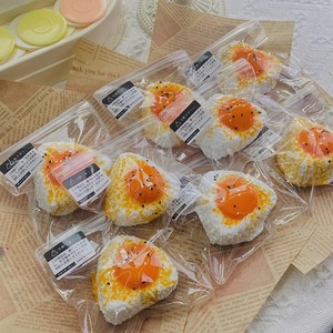 Salted Egg Yolk Rice <b>Ball</b> Squishy, Realistic Food Toy, Slow Rebound TPR <b>Squeeze</b> Toy for Stress Relief & Daily Play - Product Image 2