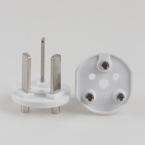 Fournisseur d'inserts de <span class=keywords><strong>prises</strong></span> argentines 2 broches 3 broches, prise standard blanche avec mise à la terre - Product Image 1