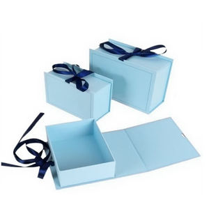 Caja de regalo de cartón magnético impresa al por mayor, caja de regalo de joyería con tapa abatible para reloj. - Product Image 4