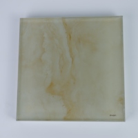 Verre feuilleté trempé ultra transparent à motif marbré, épaisseur 15 mm, vitrage décoratif pour cloisons intérieures et murs de bureaux