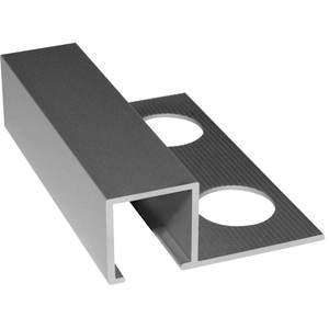 JOLLY Revêtement de cadre en aluminium satiné H. 10.5mm 2.50 m 041/s/90 Profilé pour outil de tournage - Product Image 2