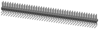 Connecteur à broches double rangée TJC8, pas de 2,54 mm, utilisé pour les cartes de circuits imprimés, conforme RoHS, couleur noire, fabriqué en Chine, prix d'usine