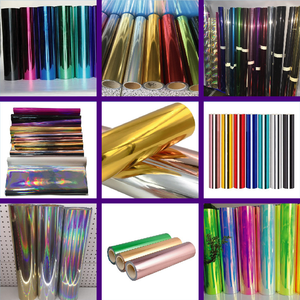 Hongcai Easy Weed Holographic Laser Film HTV <strong>Heat</strong> <strong>Transfer</strong> Vinyl Roll Custom PET <strong>Printing</strong> Materials for Clothing Textiles - Product Image 3