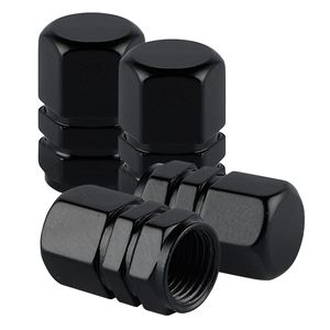 Tapas hexagonales para válvulas de neumáticos, de aleación de aluminio, estilo americano, para coche, motocicleta, tapa de válvula sin cámara, repuesto para reparación - Product Image 1