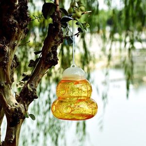 Trampa para insectos de calabaza de plástico colgante para el control de abejas, uso en jardín exterior y granja, diseño portátil - Product Image 1